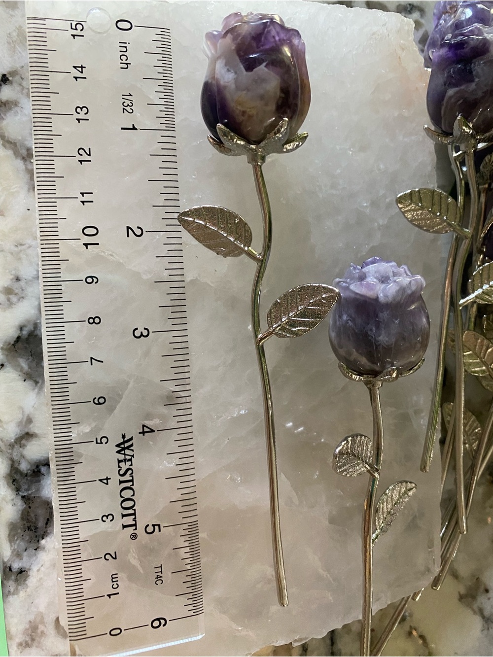 💜🌹 AMETHYST ROSE OF LOVE & PEACE 🌹💜 - Picture 4 of 6